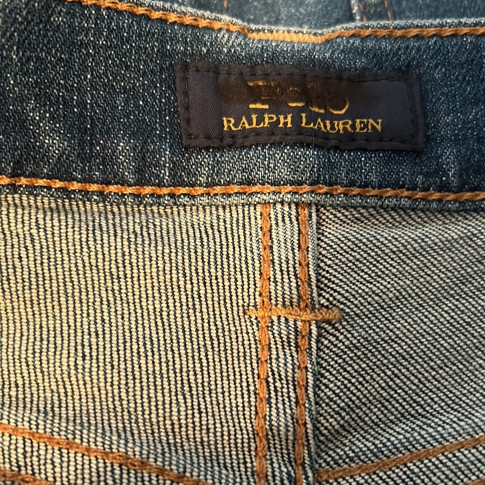 Polo Ralph Lauren- Embroidered Flared Leg Pants - Size 33R - Picture 5 of 7